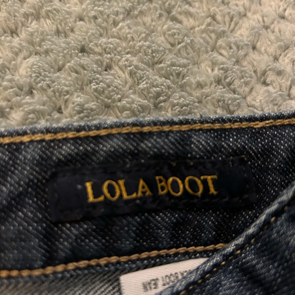 Lucky Brand Lola Boot Blue Jeans Size 2 / 26 Waist - EUC - Picture 3 of 7